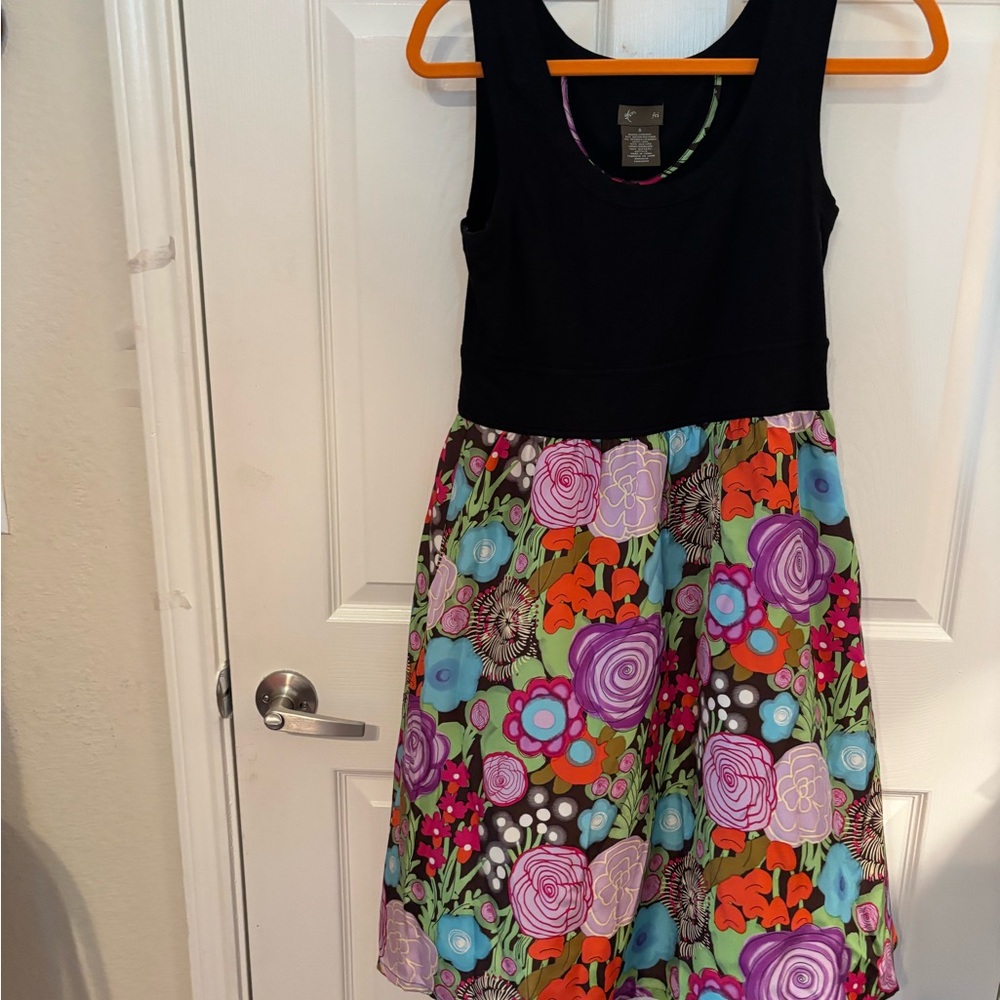 Anthropologie athleisure cool and comfy floral dress